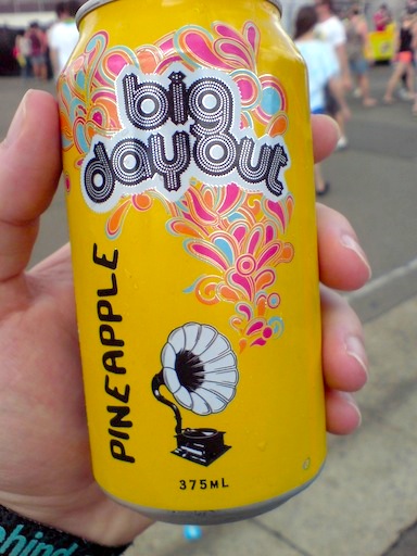 Big Day Out branded Pineapple Drink