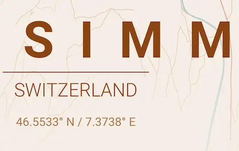 Map of Zweisimmen